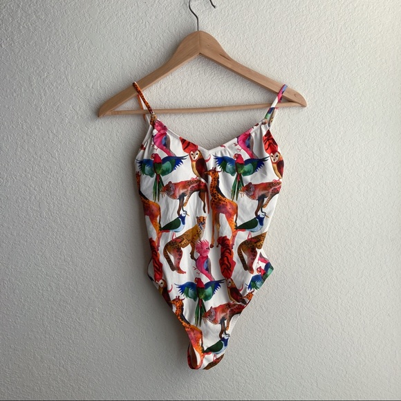 J.Crew Ballet one-piece swimsuit in Ratti animal print - Picture 4 of 6